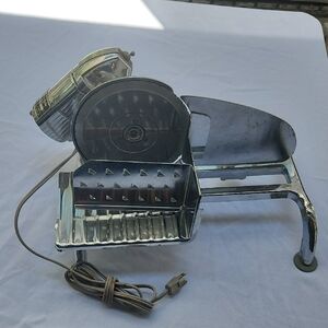 Electric Meat Slicer - Silver